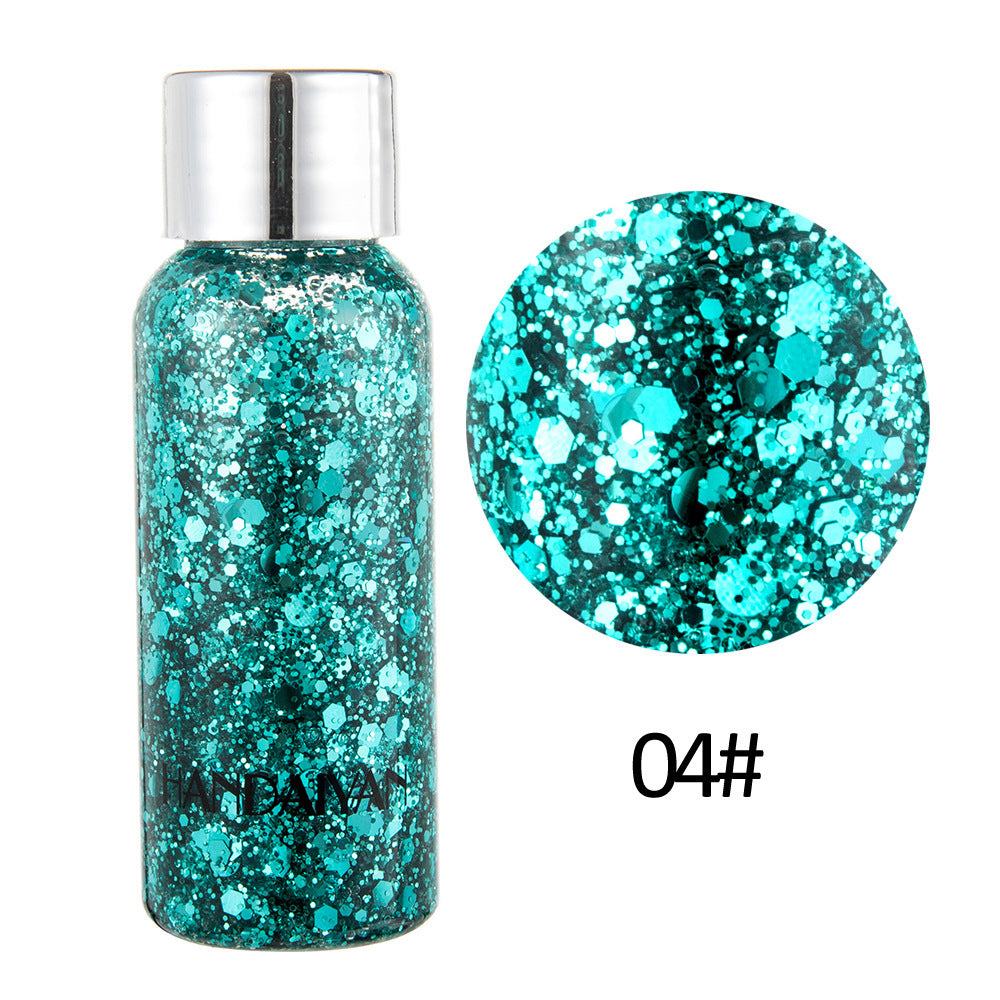 Eye Glitter Nail Hair Body Face Glitter Gel Art Heart Loose Sequins Cream Festival Glitter Decoration Party Tools