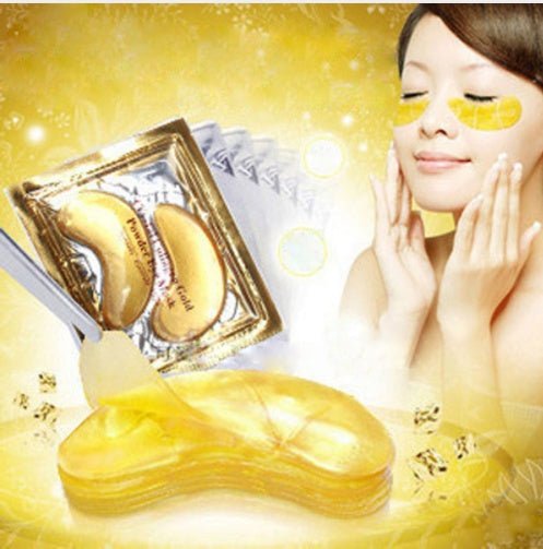 10pcs5packs Gold Crystal Collagen Eye Mask Eye Patches Eye Mask For Face Care Dark Circles Remove Gel Mask For The Eyes Ageless - OLADIPO MICHEAL