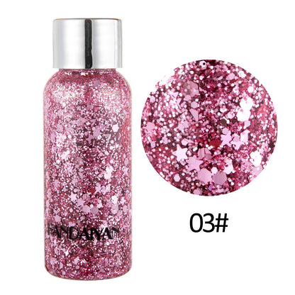 Eye Glitter Nail Hair Body Face Glitter Gel Art Heart Loose Sequins Cream Festival Glitter Decoration Party Tools