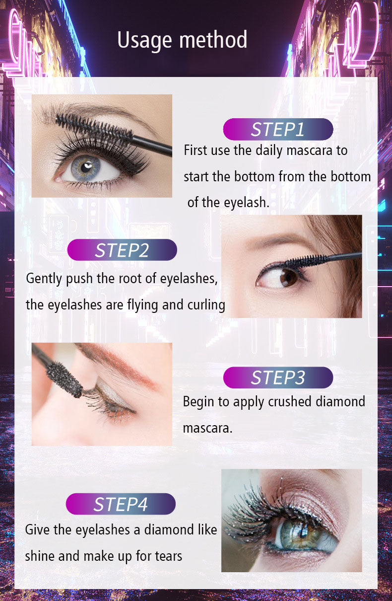 Crushing drill mascara