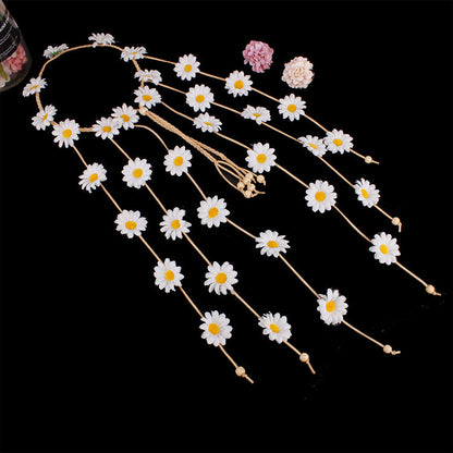 Headdress garland sun flower hair band flower daisy headband bohemian hair ring hair accessories