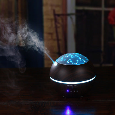 Mini Home Wood Grain Aroma Diffuser Humidifier