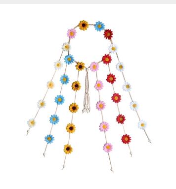 Headdress garland sun flower hair band flower daisy headband bohemian hair ring hair accessories