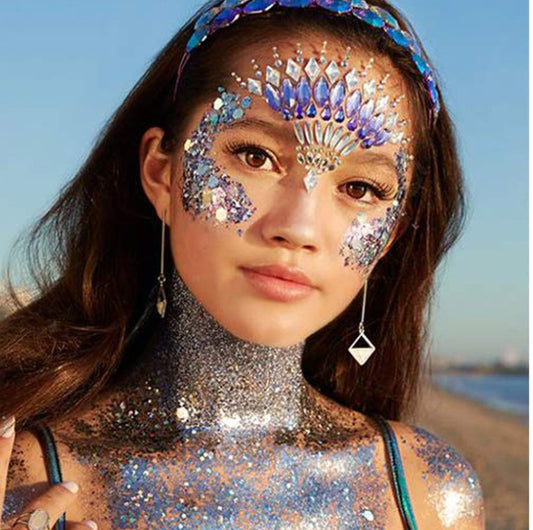 Glitter Gel Mermaid Scale Face Body Eye Shadow